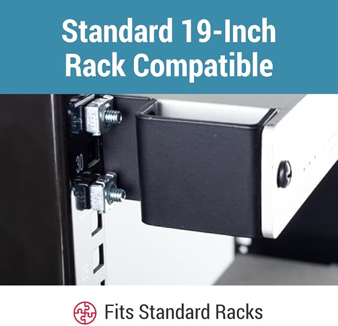 CablesAndKits - 1RU Recessed Rack Adapter - 3" Extension/Recess from Face of - Image 4