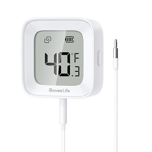 GoveeLife Freezer Thermometer Alarm, Smart Bluetooth Temperature Monitor Sensor by GoveeLife