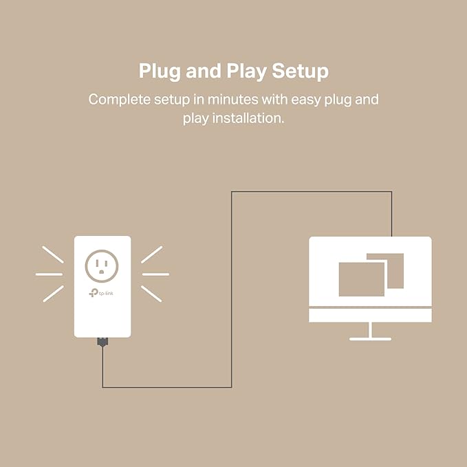 TP-Link AV1000 Powerline Ethernet Adapter Kit - Image 5