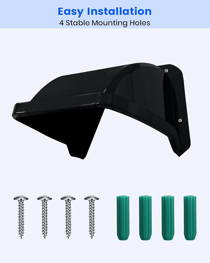 Plastic Universal Security Camera Sun Rain Cover Shield, Weatherproof - Image 7