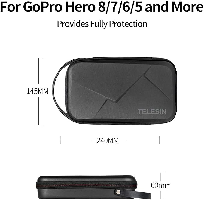 TELESIN Hard Carry Case Waterproof Carrying Bag - Image 6