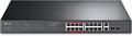 TP-Link TL-SL1218MP 16 Port 10/100Mbps Fast Ethernet PoE Switch 16 PoE+ Ports by TP-Link