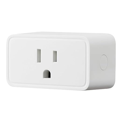 Amazon Basics Smart Plug with Timer Function, Voice Control, WiFi 2.4 GHz by AmazonBasics