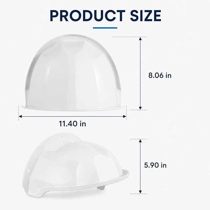 HOMSFOU Outdoor Camera Protector Cover Silicone Security Camera Rain Shield - Image 2