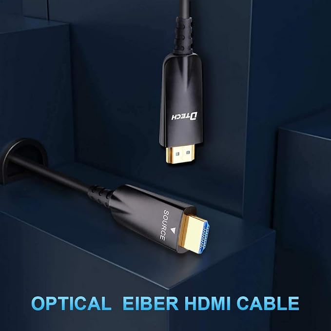 DTECH 75ft Fiber Optic HDMI Cable - Image 5