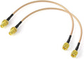 Bingfu WiFi Antenna Extension Cable RP-SMA Male to RP-SMA Female Bulkhead Mount by Bingfu-AntennasConnectivity