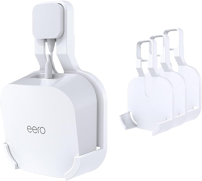 Outlet Wall Mount for eero 7, No-Drill Plug Adapter by ARSUNOVO