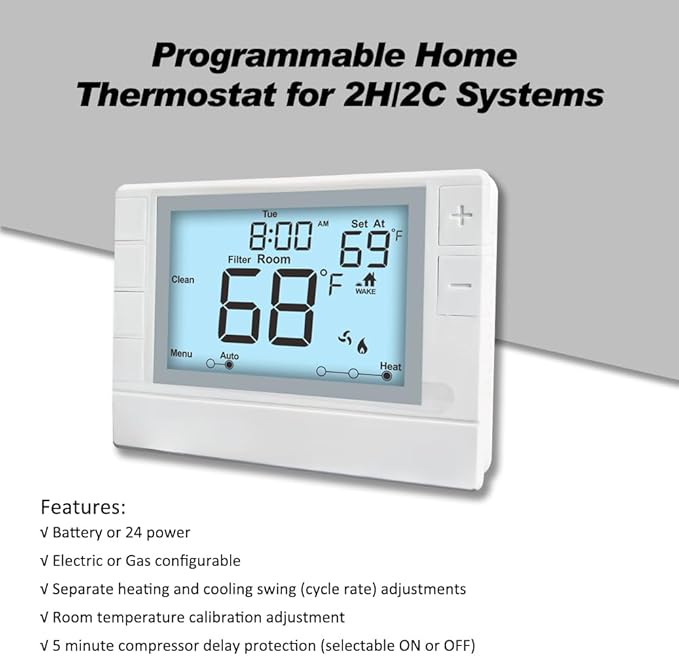 Programmable Thermostat, Thermostat - Image 2