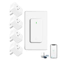 WiFi Plug with Switch, Compatible with Alexa and Google Home via Tuya, Compact by greencycle
