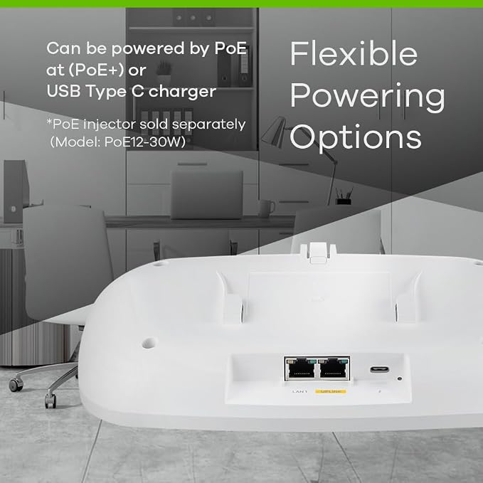 Zyxel WiFi 7 BE12300 Wireless Dual-Radio Access Point | 2 x 2.5G Ethernet | - Image 8