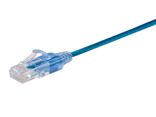 Monoprice - 129425 SlimRun Cat6A Ethernet Patch Cable - Snagless RJ45 UTP Pure - Image 2