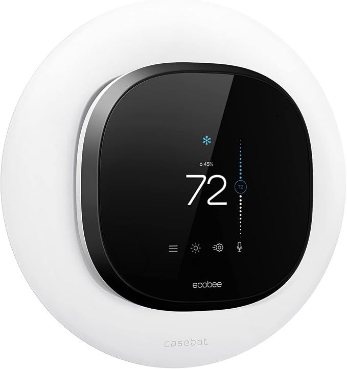 CaseBot Wall Plate for Ecobee 4 Smart Thermostat & Ecobee SmartThermostat by CaseBot