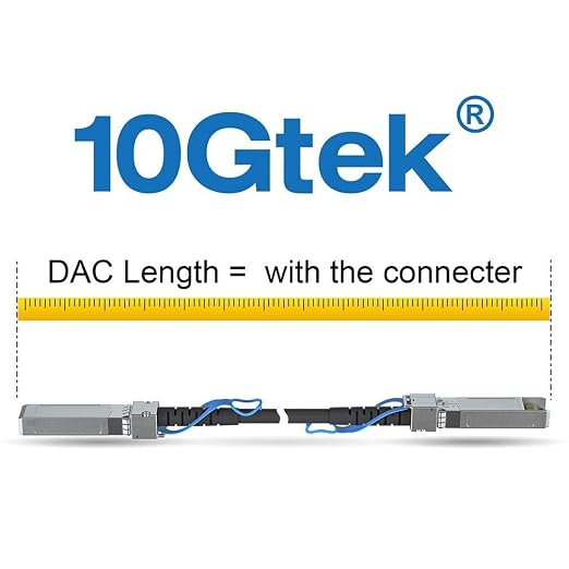 10Gtek 10G SFP+ DAC Twinax Cable, SFP+ to SFP+ Direct Attach Copper Passive - Image 6