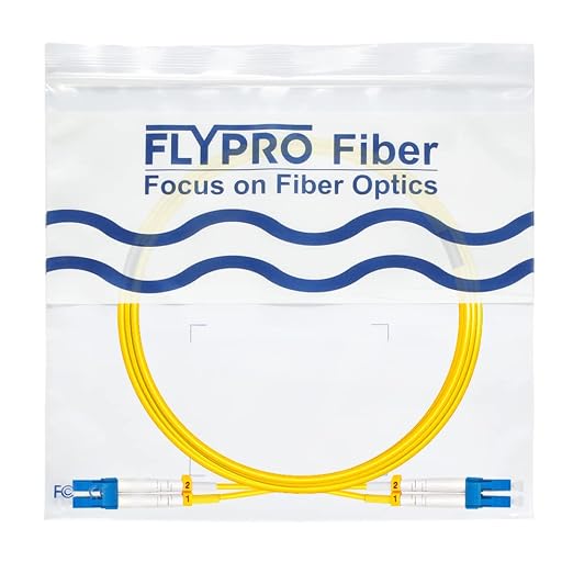 FLYPROFiber- 10M/33ft OS2 LC to LC Fiber Patch Cable | Length Options: 0.2m-200m - Image 7