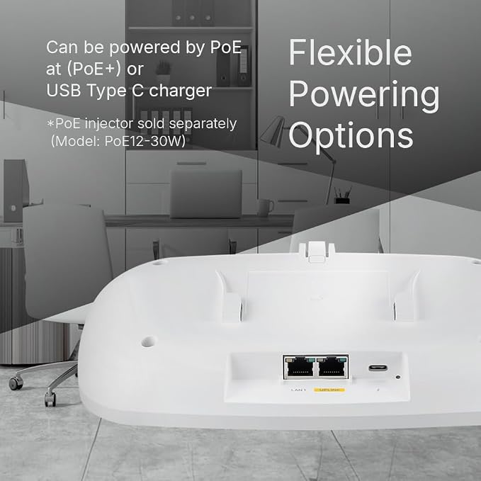 Zyxel WiFi 6 AX5400 Access Point | Dual 2.5GbE LAN Ports | Dual-Radio, Smart - Image 6