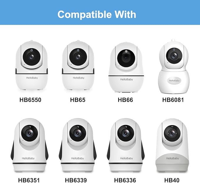 HelloBaby Monitor Clip Mount for HB6550/ HB6560/ HB65/ HB66/ HB6351/ HB40/ - Image 2