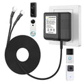 Black Video doorbell Special Power Transformer, 18V500MA doorbell Power Adapter by XZGm