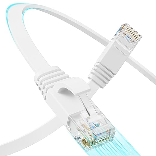Cat 6 Flat Ethernet Cable 200 FT, UTP 10Gbps High-Speed Cat6 Ethernet Cable by Unknown