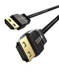 UL Certified CL3 Rated Fiber Optic HDMl Cable 66FT, 48Gbps Ultra Small by HUAHAM