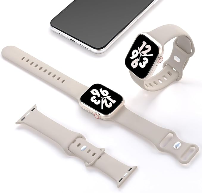 Sport Band Compatible with Apple Watch 38mm 40mm 41mm 42mm 44mm 45mm 46mm 49mm - Image 2