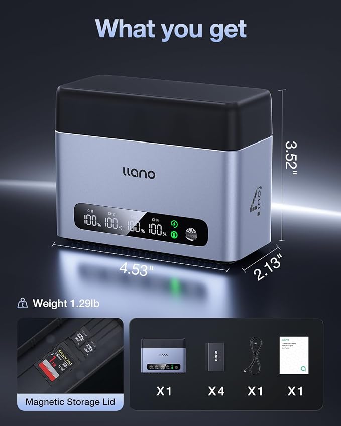 llano NP-FZ100 Battery Charger - Image 8