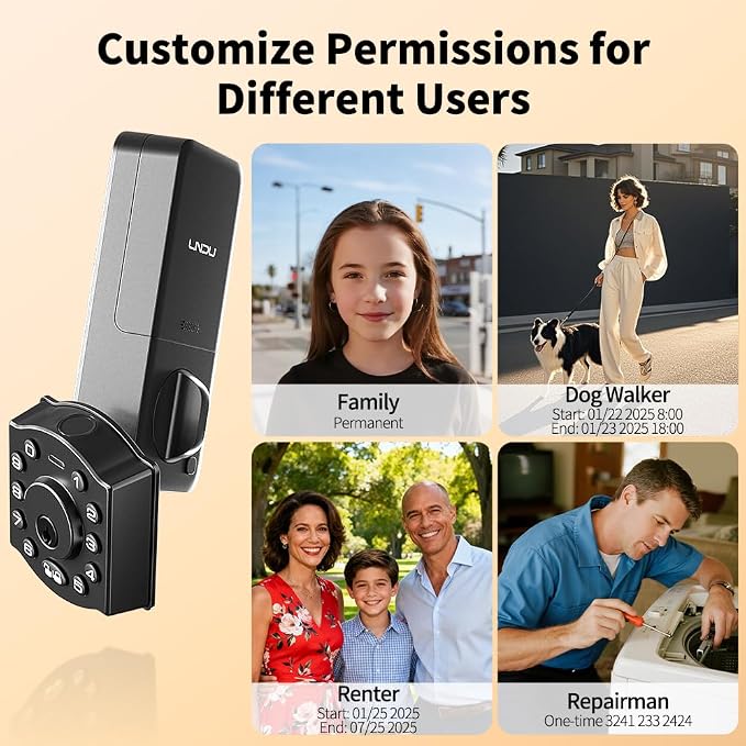 Smart Lock for Front Door, Keyless Entry Door Lock - Image 3