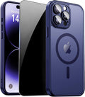 for iPhone 14 Pro Case with Privacy Screen Protector and Camera Protection by ZOZDOKG
