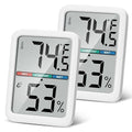 Digital Thermometer Hygrometer, Large LCD Screen Room Thermometer Temperature by Thlevel