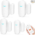 4 Pack WiFi Door Window Sensor Detector: Wireless Security Alarm Door Sensor by GaoducashforSmartLife