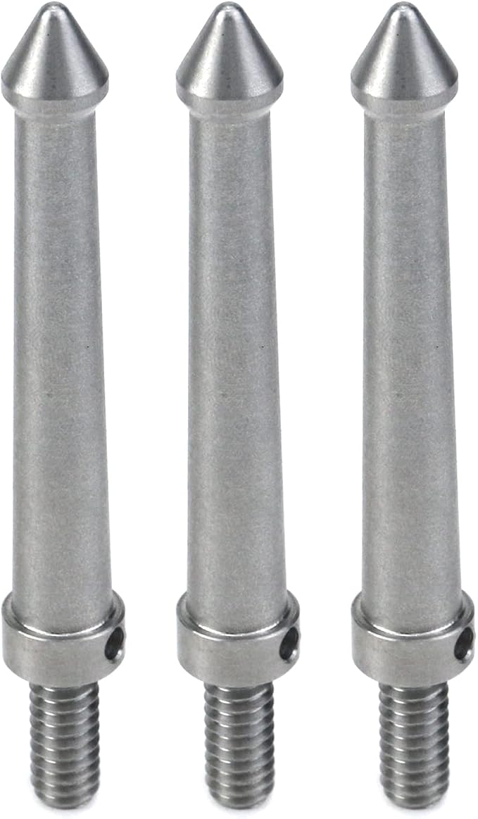 3 Pcs 1/4 Inch Stainless Steel Tripod Spike Mount Adapter - Image 5