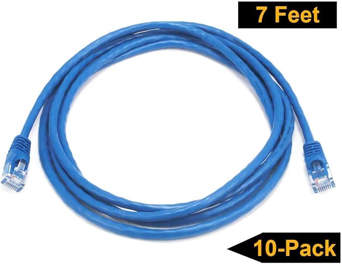 iMBAPrice 50' Cat5e Network Ethernet Patch Cable, 10 Pack - Image 4