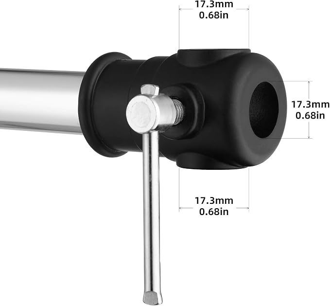 Pro 10 ft Aluminum Alloy Telescopic Crossbar, 3 Section Background Support - Image 6