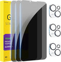 PEHAEL 3+3Pack for iPhone 13 Privacy Screen Protector by PEHAEL