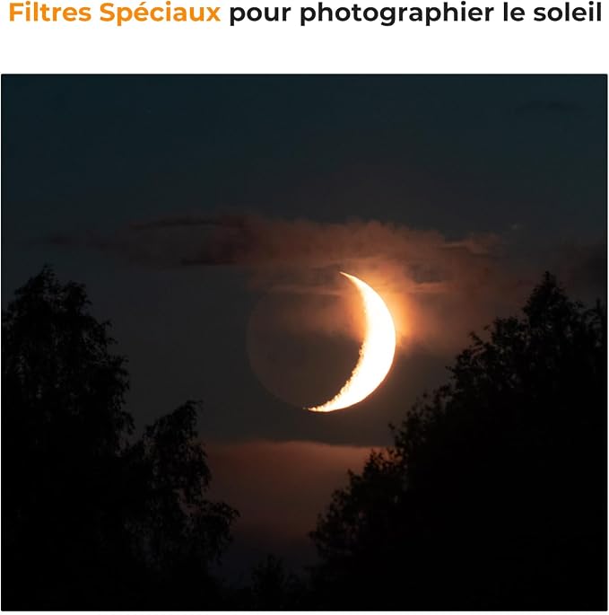 K&F CONCEPT 55mm ND1000000 ND Lens Filter Solar Eclipse Neutral Density Camera - Image 3