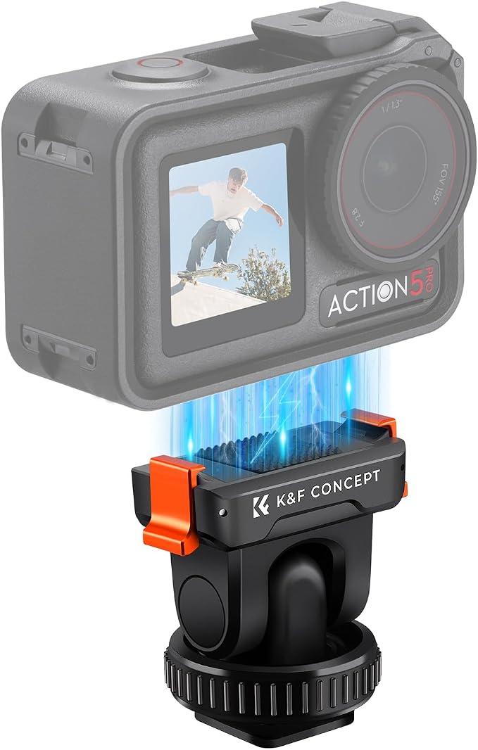 K&F CONCEPT Plastic Cold Shoe Mount Compatible - Image 2