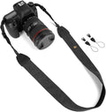 Camera Strap Canvas Black Shoulder Strap by WANBY