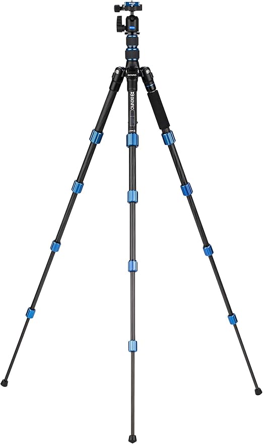 Benro Slim Travel FSL09CN00 Carbon Fiber Tripod Kit – Lightweight 5-Section - Image 2