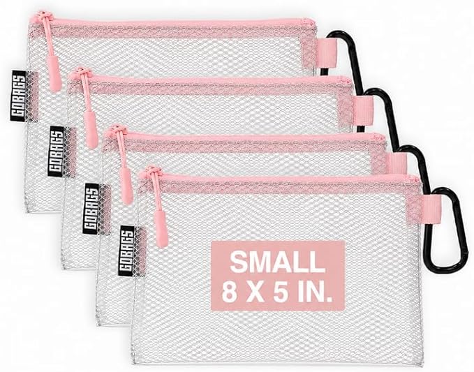 GOBAGS Air Production Small Clear Zipper Pouch – Cable Organizer & Travel Gear by Unknown