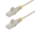 StarTech.com 30ft Gray Slim CAT6 Ethernet Cable, Snagless RJ45, 28AWG Pure Bare by StarTech