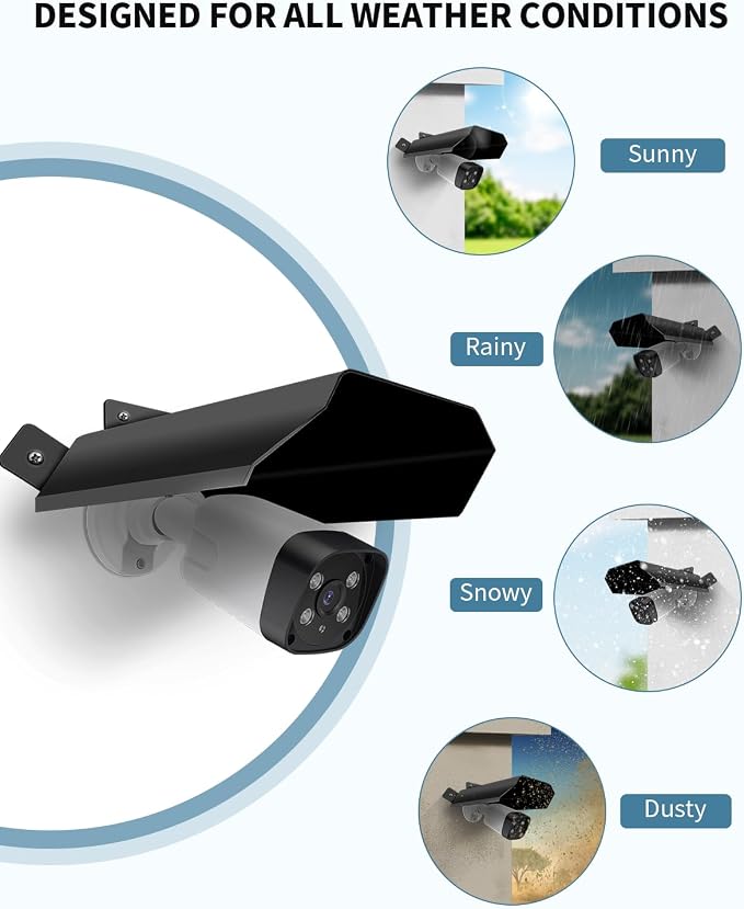 Universal Sun Rain Shade Camera Cover Shield, Protective Roof - Image 6
