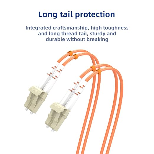Om1 LC to LC Fiber Patch Cable, 10M/32.8FT Multimode Duplex 62.5/125µm Fiber - Image 5