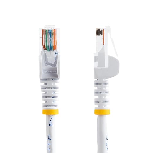 StarTech.com Cat5e Patch Cable - 10 ft - M/M - White - Image 2