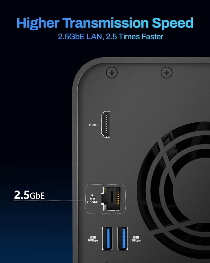 TERRAMASTER F2-425 2-Bay NAS Storage - Image 4