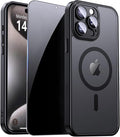 for iPhone 15 Pro Case with Privacy Screen Protector and Camera Protection by ZOZDOKG