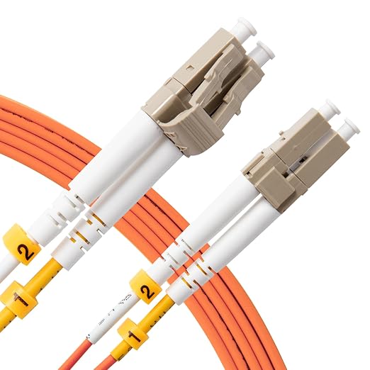 Fiber Optic Cable, OM2 LC to LC Fiber Patch Cable 10ft/3meter, 1GB 50/125 - Image 2