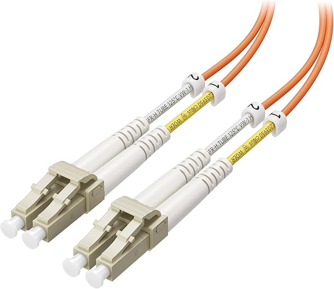 Cable Matters OFNP Plenum Multimode Duplex OM1 Fiber Cable 3.3 Feet / 1m by CableMatters