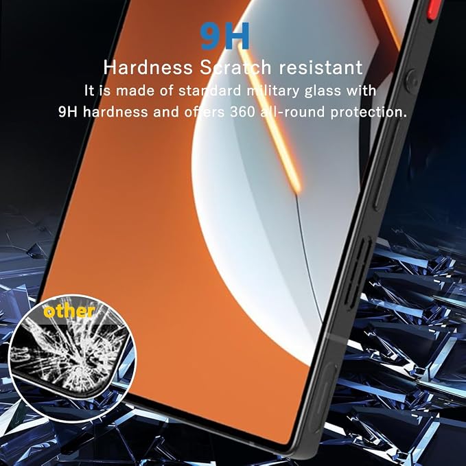 Privacy Tempered Glass for ZTE Nubia Red Magic 9 Pro Screen Protector 2 Pack - Image 5