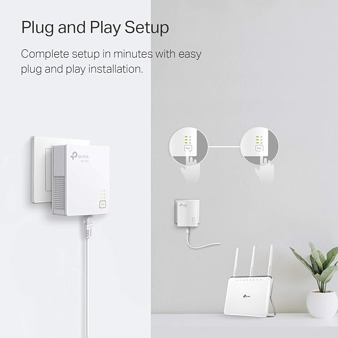 TP-Link AV1000 Powerline Ethernet Adapter - Image 2