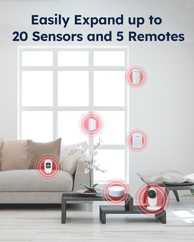 tolviviov Home Security System Wireless, DIY Door Alarm Security System - Image 6