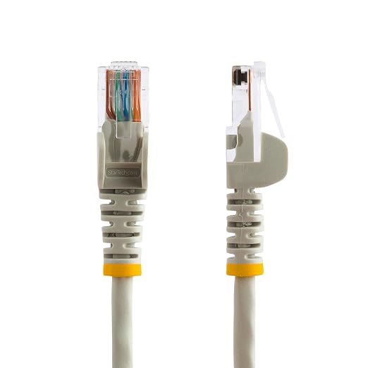 StarTech.com Cat5e Ethernet Cable - 100 ft - Gray- Patch Cable - Snagless Cat5e - Image 2